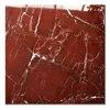 Red jade marble vitrified rates rose color sublimation coated ceramic tiles