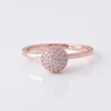 wish shopping online gemstone sterling silver jewelry plating rose gold cz ball ring
