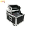 Dj party DMX512 stage effect power 600W double smoke fog haze machine with flight case
