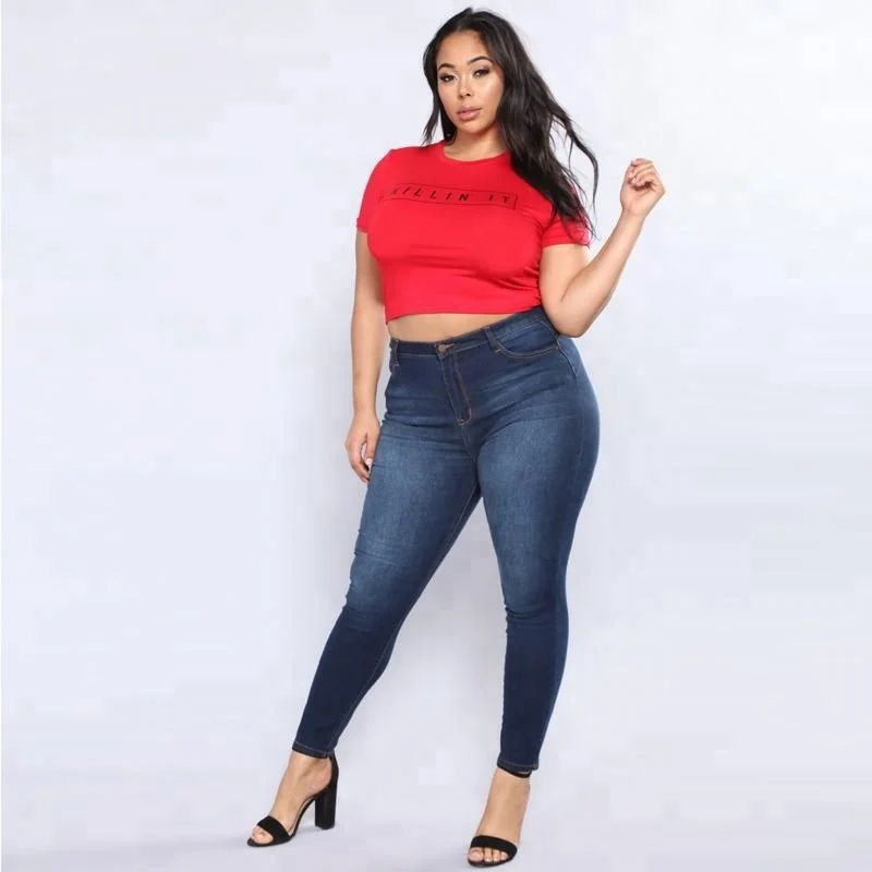 high waist jeans for fat ladies