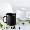 luxury homeware gold rim thermal coffee mug Custom print frosted ceramic mugs