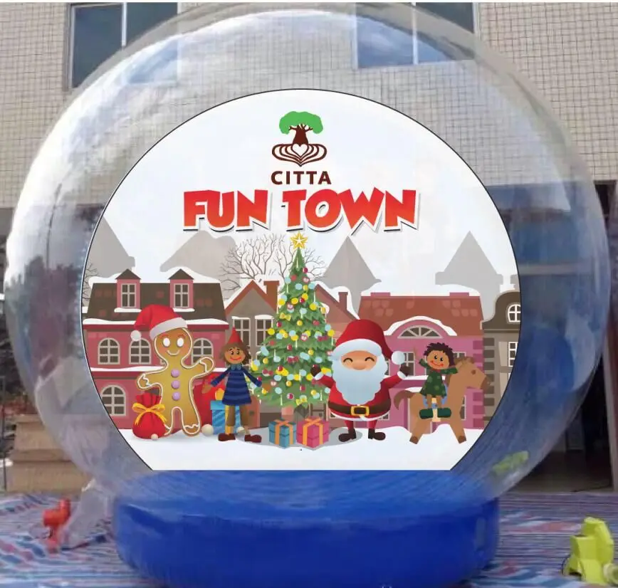 Wholesale Christmas Inflatables/inflatable Christmas Snowglobe/giant