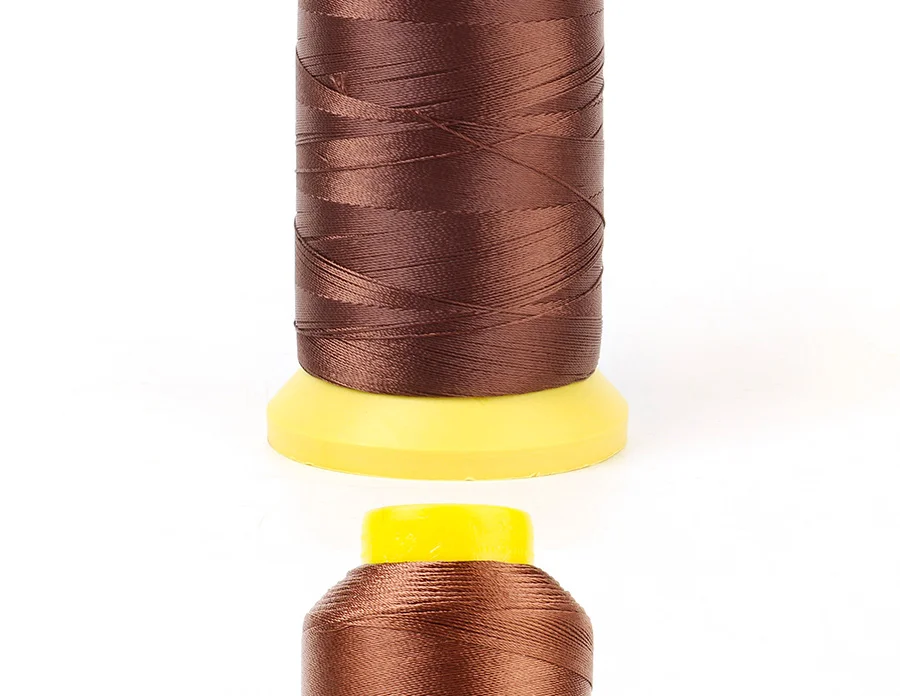 Good 10roll Black/dark Brown/light Brown Weaving Threads For Machine