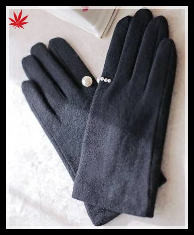 The new women's 2016 fashion ring woolen gloves
