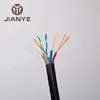 china top supplier 8 core UTP cat5 solid copper with power cctv cable for network CCTV security Camera NVR System waterproof
