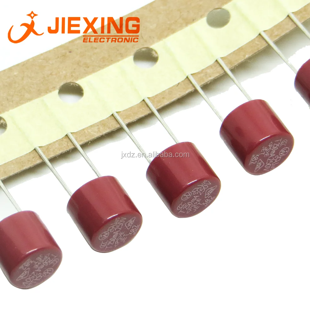 20pz DIP Miniaturizzato Montato Quadrato Lenta Micro Fusibile T44250V - Foto 4