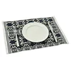 Coffee table mat tablemat blue rosette tablemat