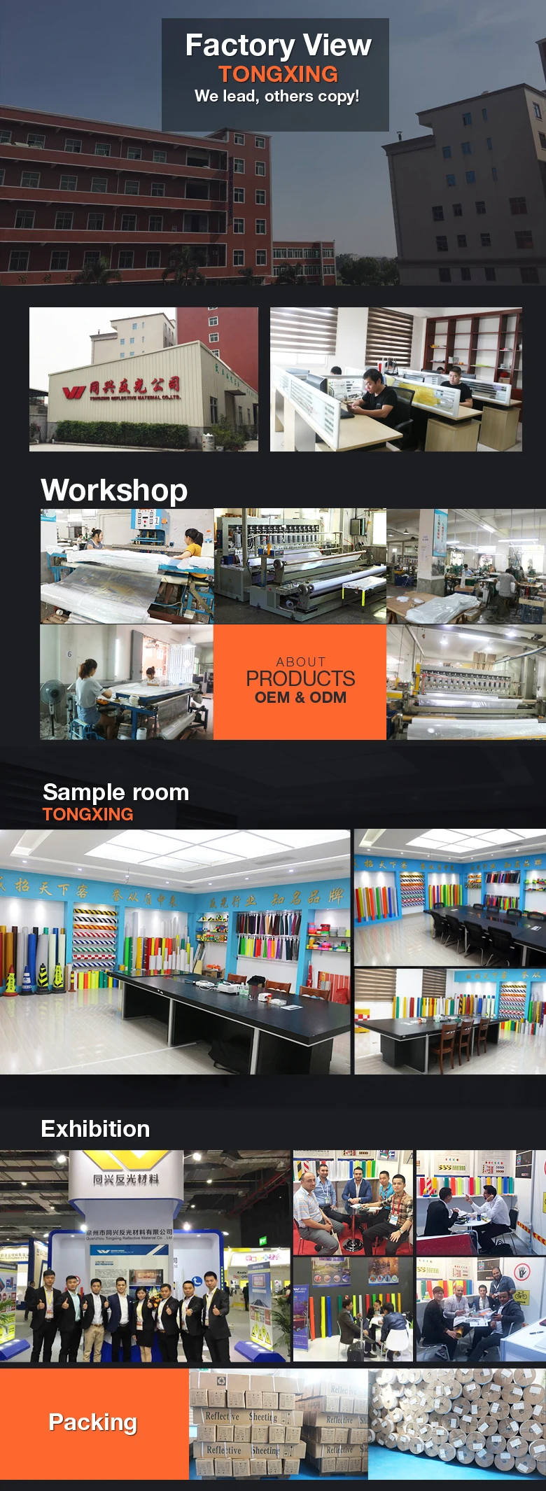 segmented reflective tape