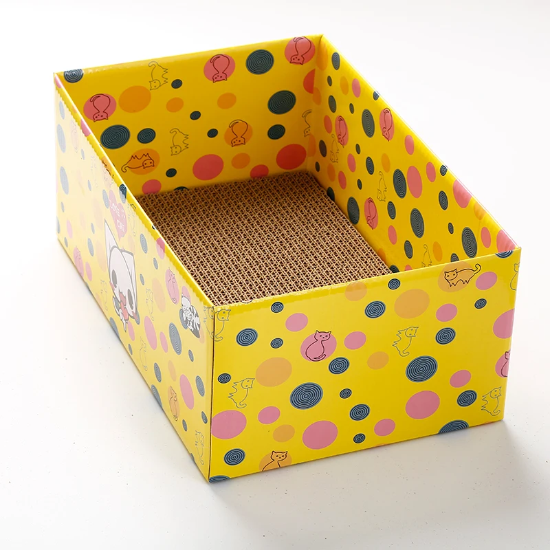 Corrugated Scratch Board Cat Scratcher Toy Cardboard Boxes Buy Cat
