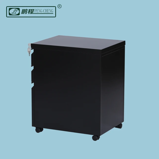 China Cheap 3 Drawer Lockable Staples Pedestal File Mobile Cabinet