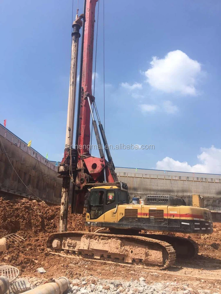 Used Rotary Drilling Rig Machine Of Second Hand Sany Sr250 Rotary