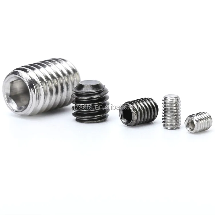 Hex Socket Set Screws with Flat Point