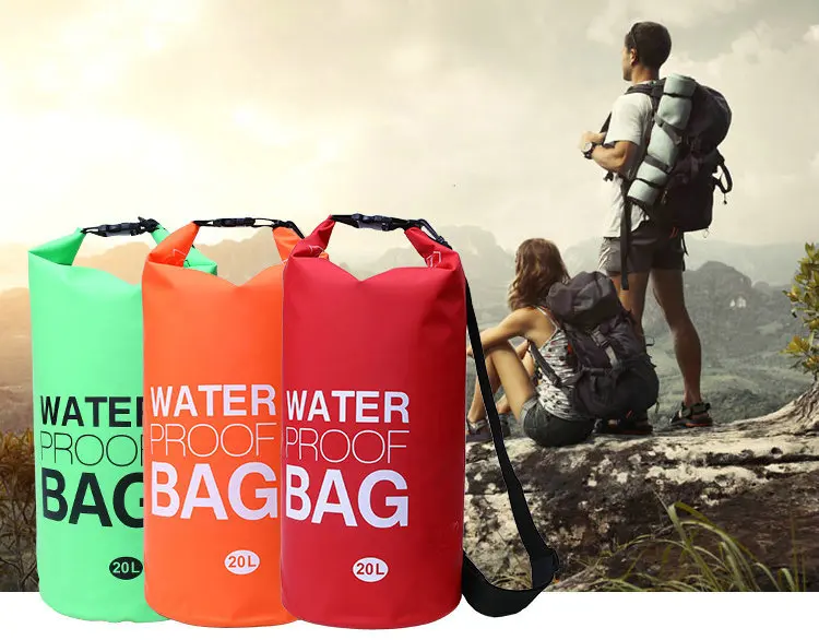 High Quality Foldable And Portable Waterproof Bag Dry Bag Backpack 20l