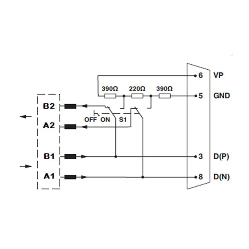 Profibus Interface Connector Dp-scf004 For Use In Profibus Systems Up ...