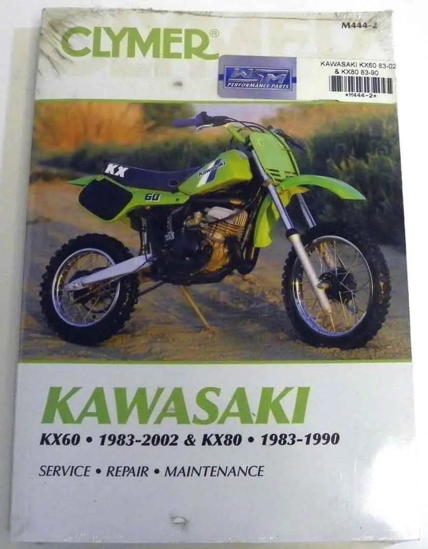 Get Quotations · ATV/Moto-X Kawasaki Clymer Manual Models KX 60-80 Hp 1983-