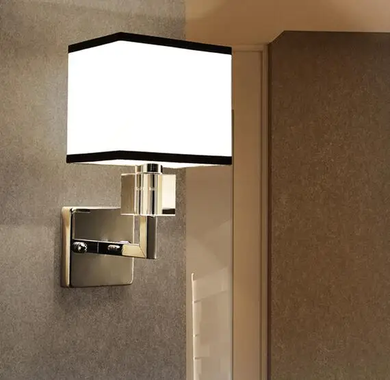 Decorative Wall Mounted Led Hotel Bedside Lamp With Outlets Buy