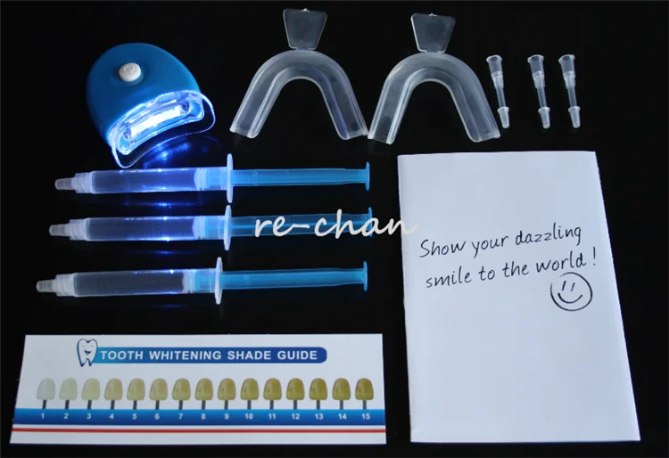 Home Teeth Whitening Kit Strong Tooth Bleaching Gel Dental Uv Led