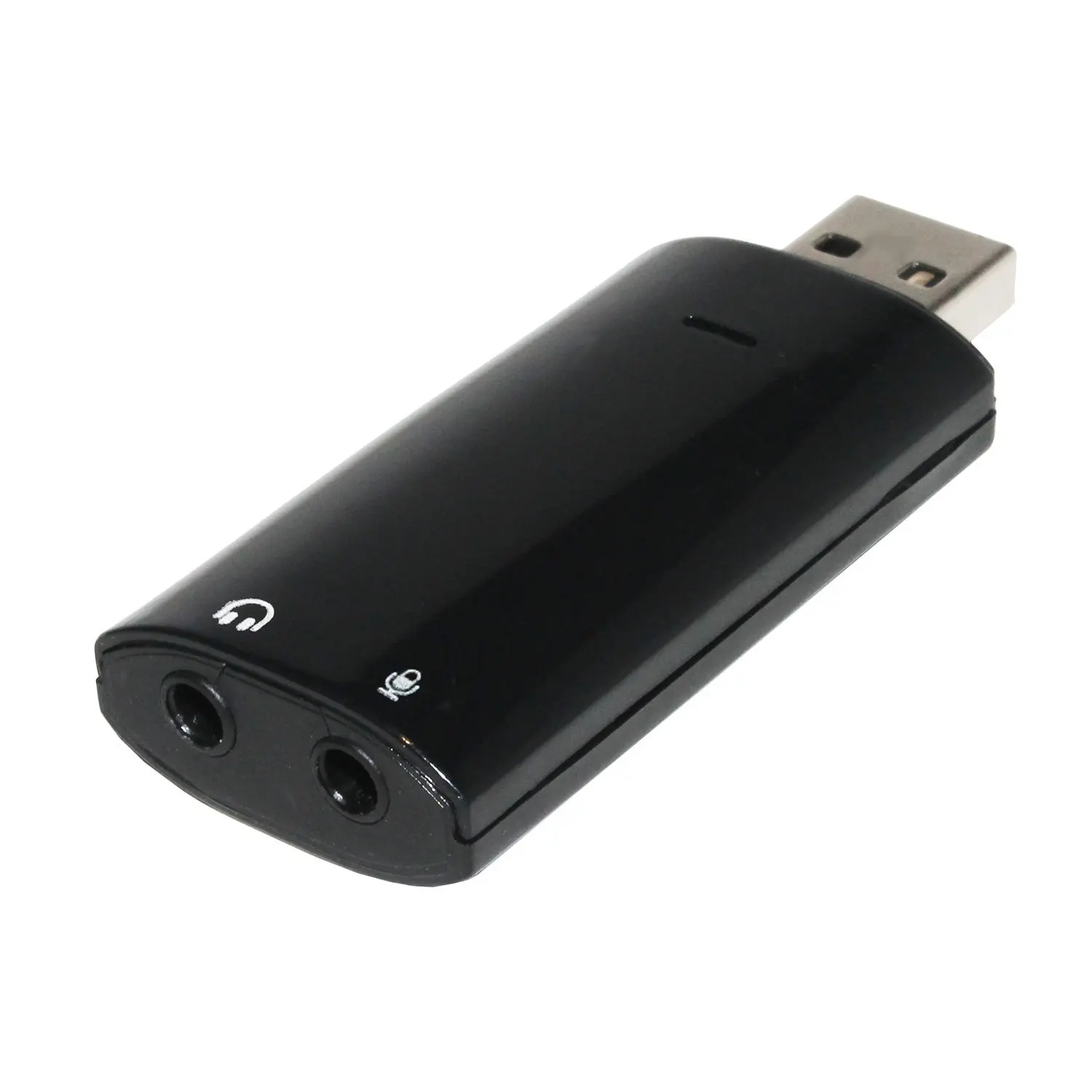Kosee AC2 USB External Audio Stereo Microphone & Headphone Sound card Adapter for Windows, Mac, Laptop & PC - Plug & Play
