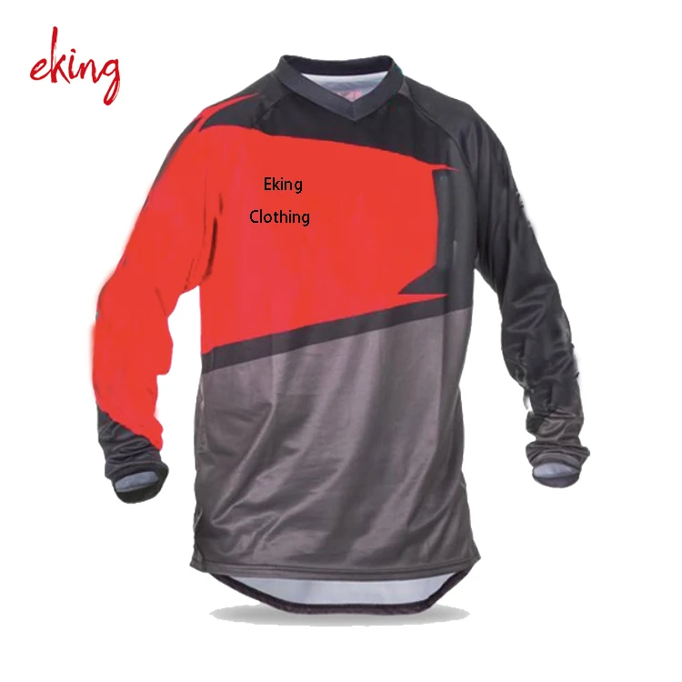 Oem Team Wear Custom Digital Print Mountain Bike Bmx Shirt Blank Mtb