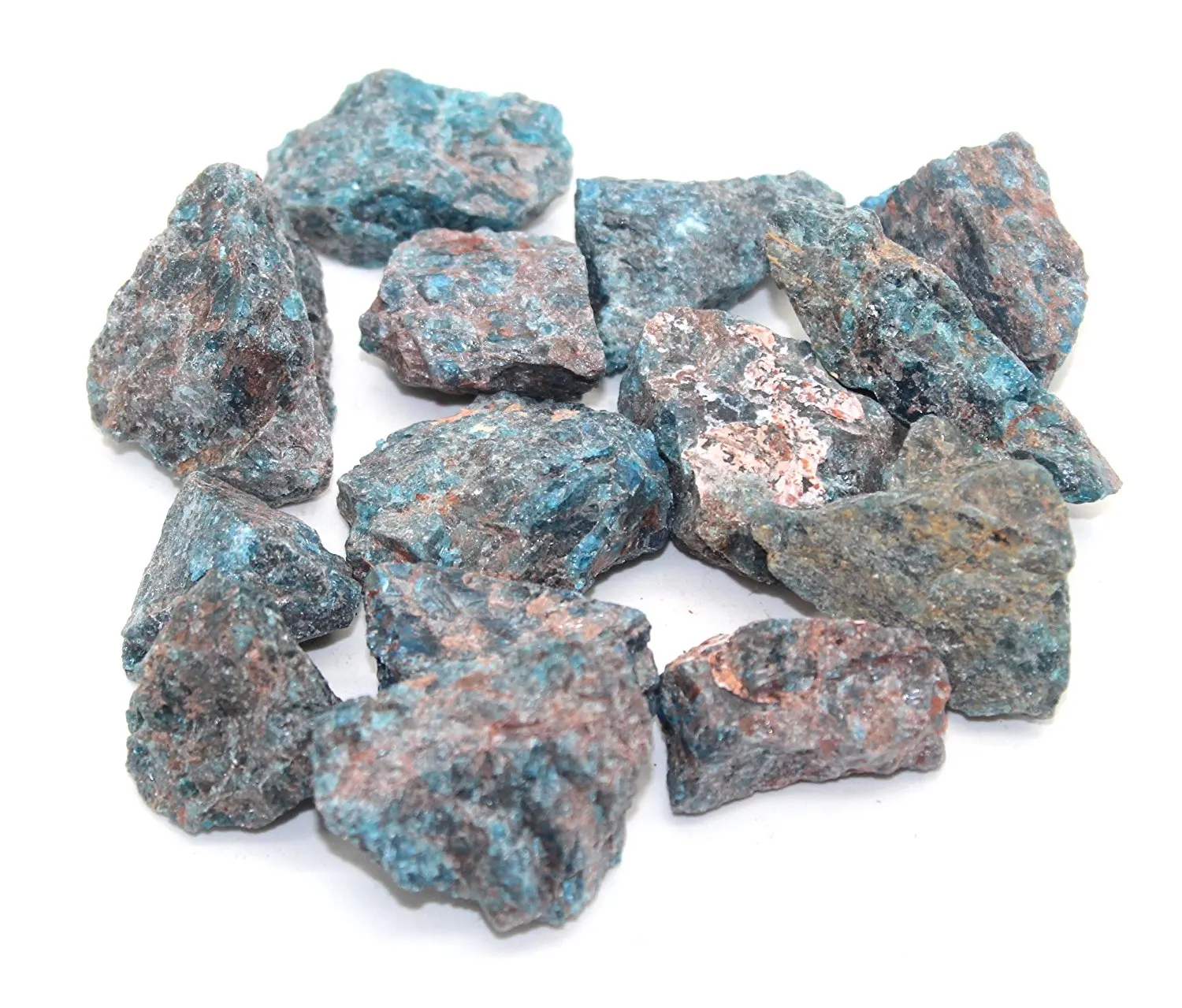 1 LB BLUE APATITE LOT Rough Raw Crystal Stones MADAGASCAR BEST VALUE Gems LARGE