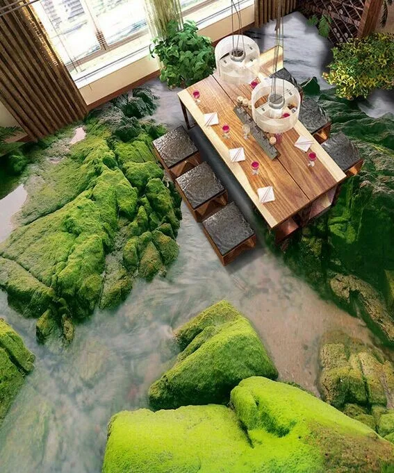 3d cheap price floor vinyl self adhesive flooring pvc resinforce