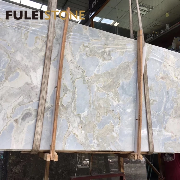 Top quality sky blue marble tiles and marbles slabs