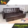 Brown Leather Turkish Corner Sofabed Furniture