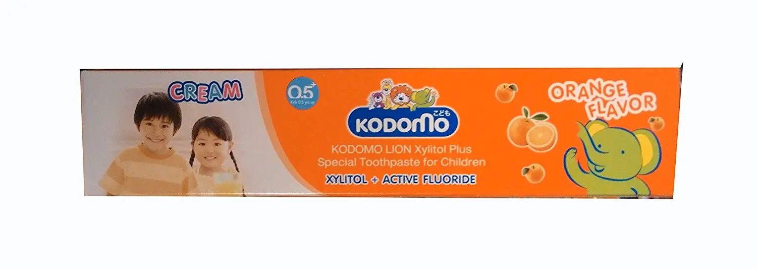 Toothpaste Kids Orange Flavor 40g 1ea 