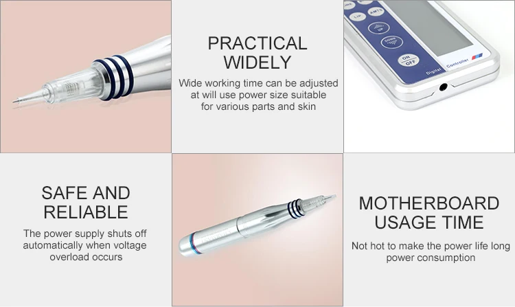 Professional permanent makeup pen eyebrow tattoo machine gun