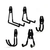 8PCS 10PCS Red Orang Black Heavy Duty Utility Hook PVC Coated Double Hooks
