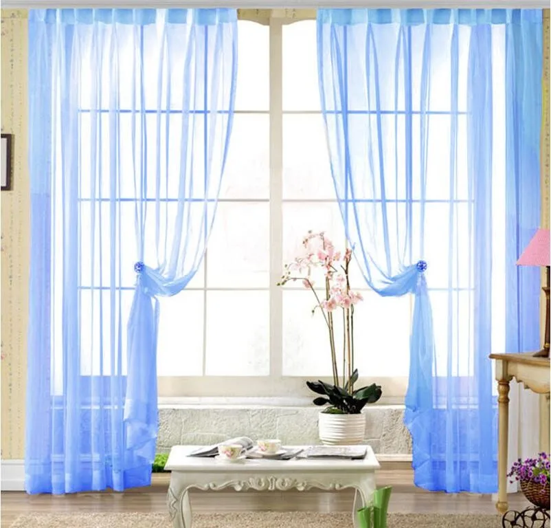 Decoration Ready Custom Made Curtain Drapes Nice Looking White Sheer S
