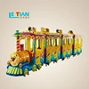 Attractive rides popular kids amusement park animal electric orbit trains for sale