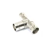 BNC T Adaptor Jack connector 3 Way BNC Female to Female T Adapter RF Coaxial Connectors