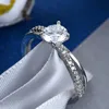 A simulation carat diamond ring high quality wedding ring fashionable new styles finger ring