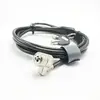 high security bicycle cable security lock for pc laptop with a noble wedge security slot