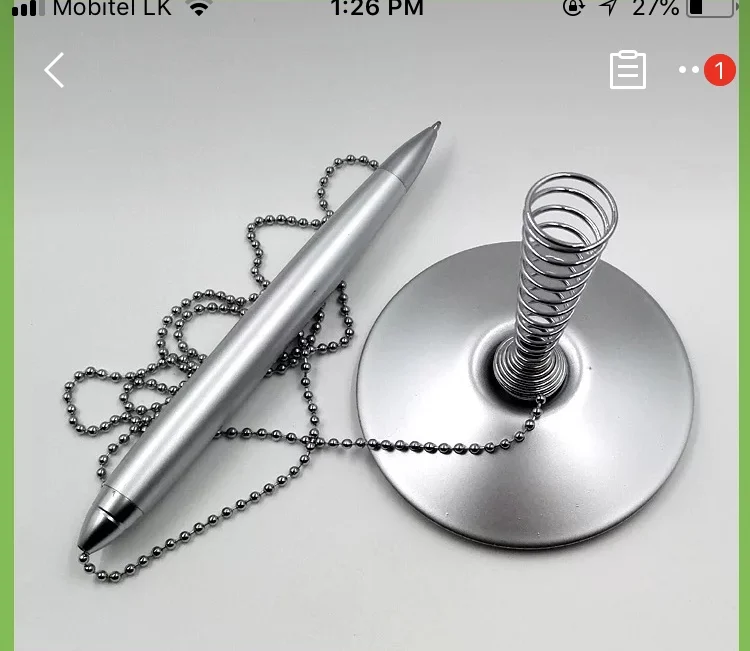 Desk Pen With Chain Table Pen Chain Desk Pen &office Table Gift For