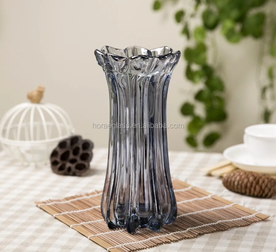 Jarrón De Cristal Transparente Cilíndrico - 15 Cm De Altura Y Diámetro - Ideal Para Flores Secas, Pampa, Bodas Y Decoración De Hogar