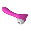 Factory New Body Massager 8-Function USB Rechargeable Sex Toy Sucking Breast Vibrator For Women
