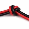 Kingmaking black and red speaker cable stranded copper conductor insulated flat audio cable 100M