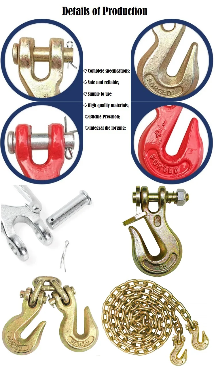 Cradle Sling Hooks Lifting For Container Eye With Saddle Selflocking