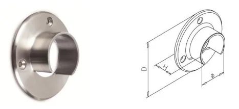 Conector De Montaje De Tubería Ranurada,Barandilla,Placa De Base