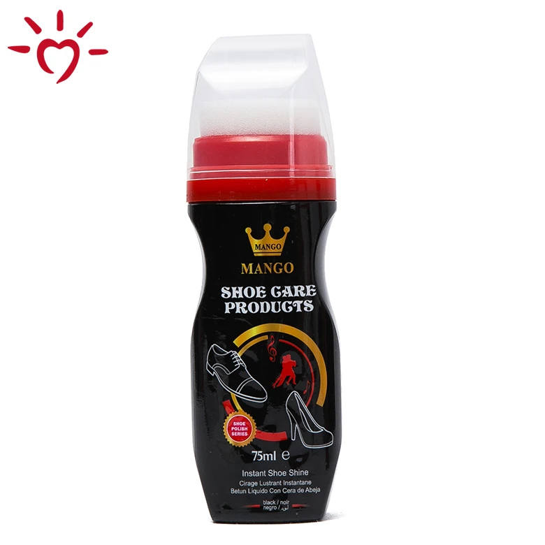Emulsifying wax shine cleaner shoe polish custom shoe cleaner with applicator