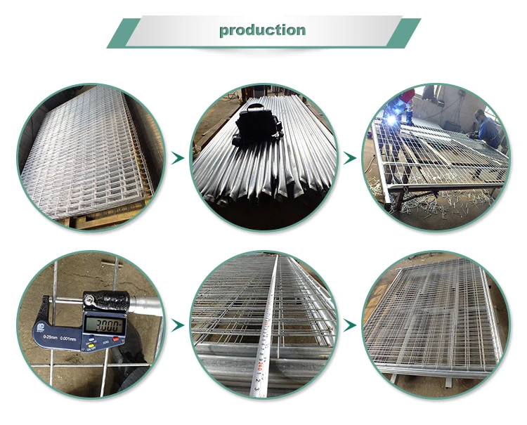 Galvanized Australia movable temporary fence