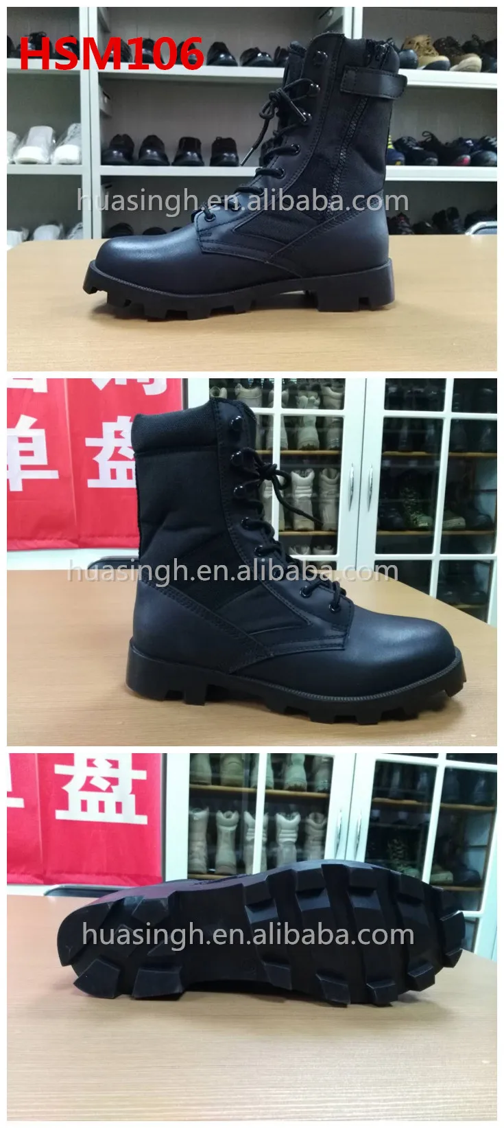 Zh,Cheap Type Tactical Boots Jungle Black Altama Boots With Side Zip