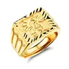 express ali jewelry wish good fortune money Chinese character gold jewelry 18k for Men