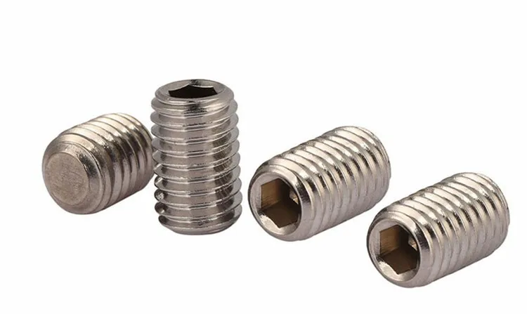 Gold Supplier A2 70 Stainless Steel M4 Set Screw Din913 With Flat Point ...