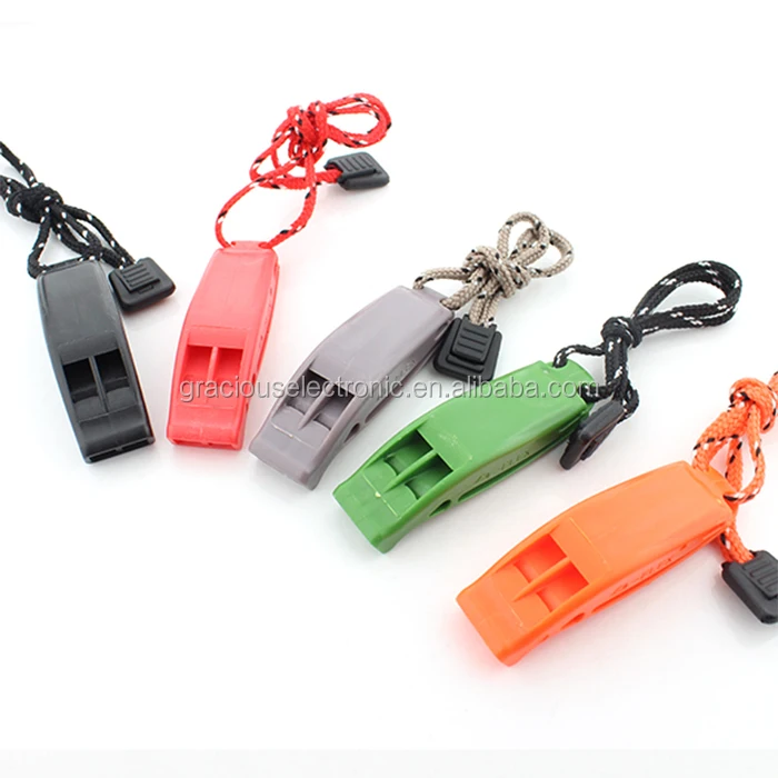 Flat shaped whistle