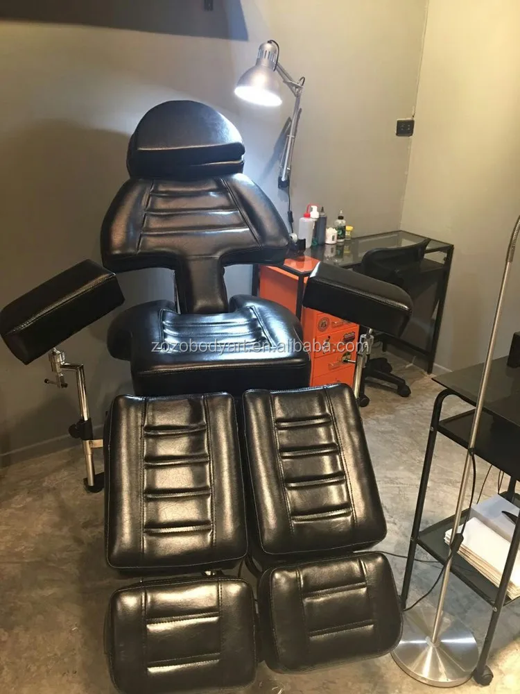 360 Degree Rotatable Hydraulic Facial Bed/spa Table/tattoo Salon Chai