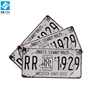 Wholesale Custom Aluminum Cast Embossed Rusty Number License Plate Car License Plate