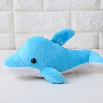 blue stuffed dolphin